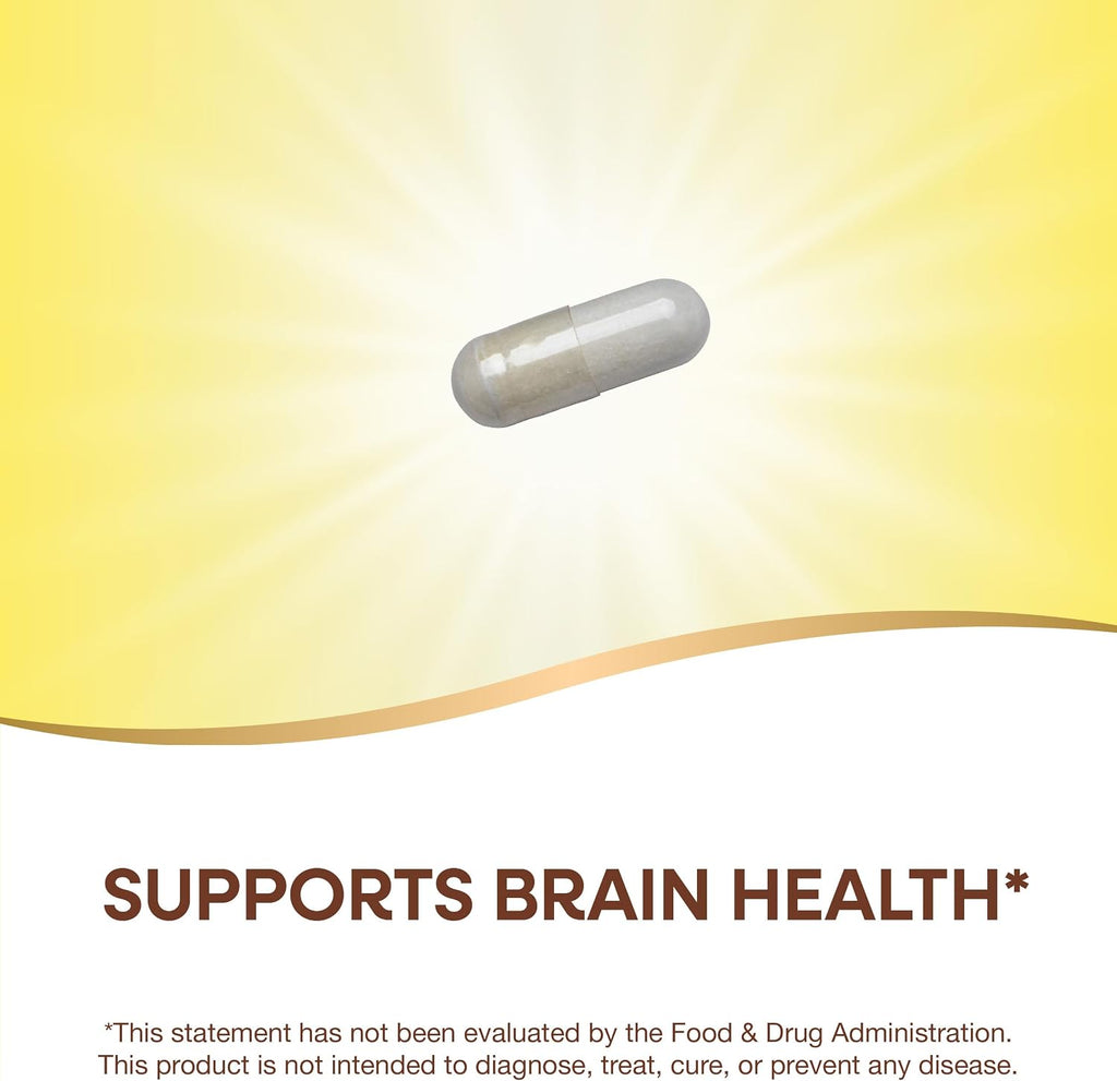 Nature's Way GABA (Ácido Gamma-Aminobutírico) - 250 mg, 60 Cápsulas Veganas