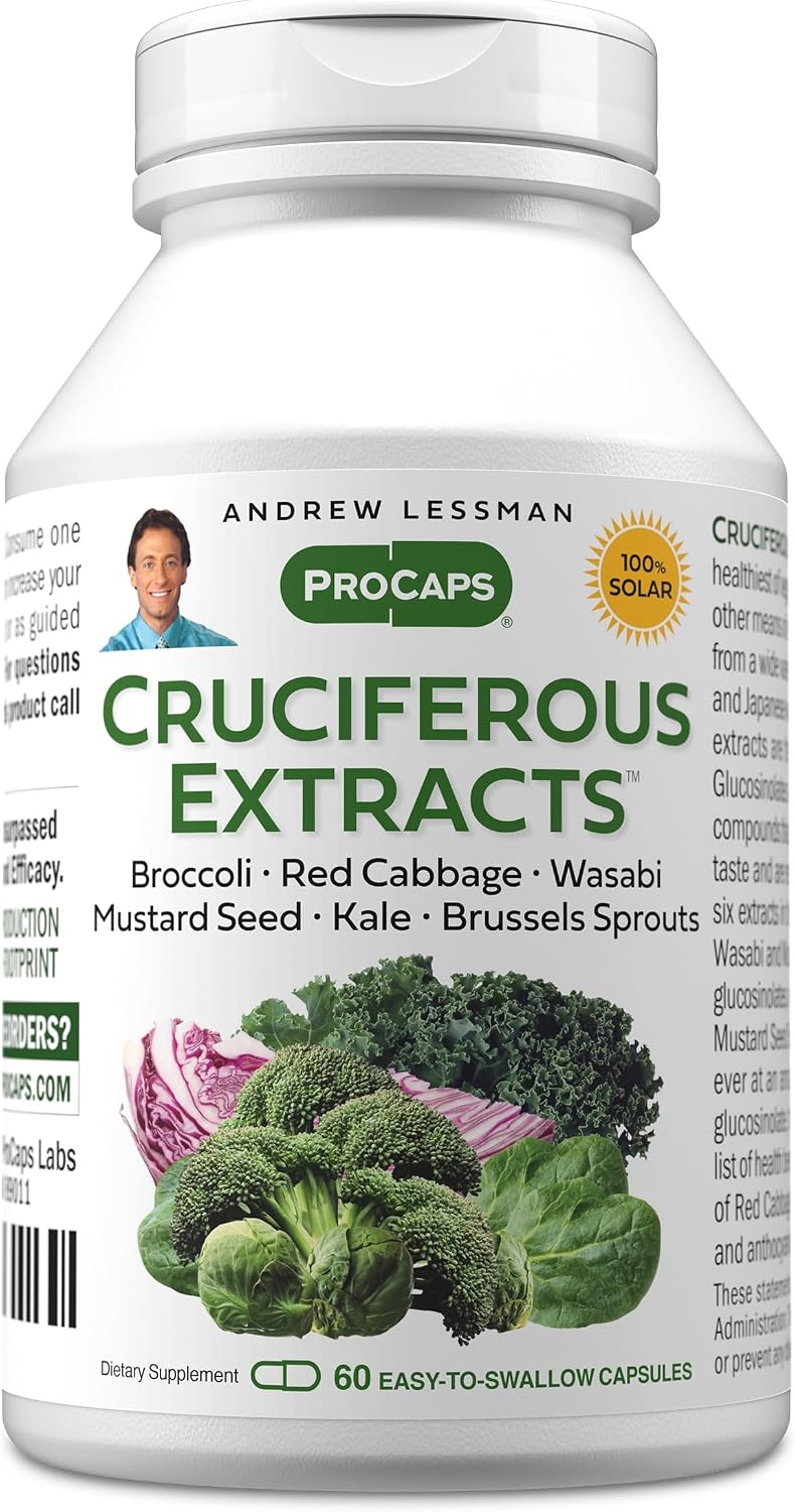 ANDREW LESSMAN Extractos de Crucíferas 180 Cápsulas