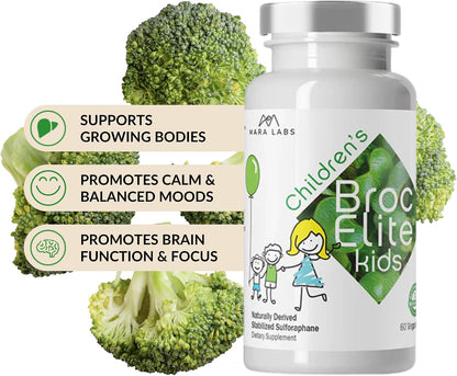 BrocElite Kids - Suplemento de Brócoli con Sulforafano para Niños - 60 Cápsulas Veganas – Image 5