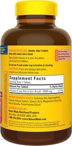 Nature Made Vitamina C Extra Fuerte 1000 mg - 300 Tabletas