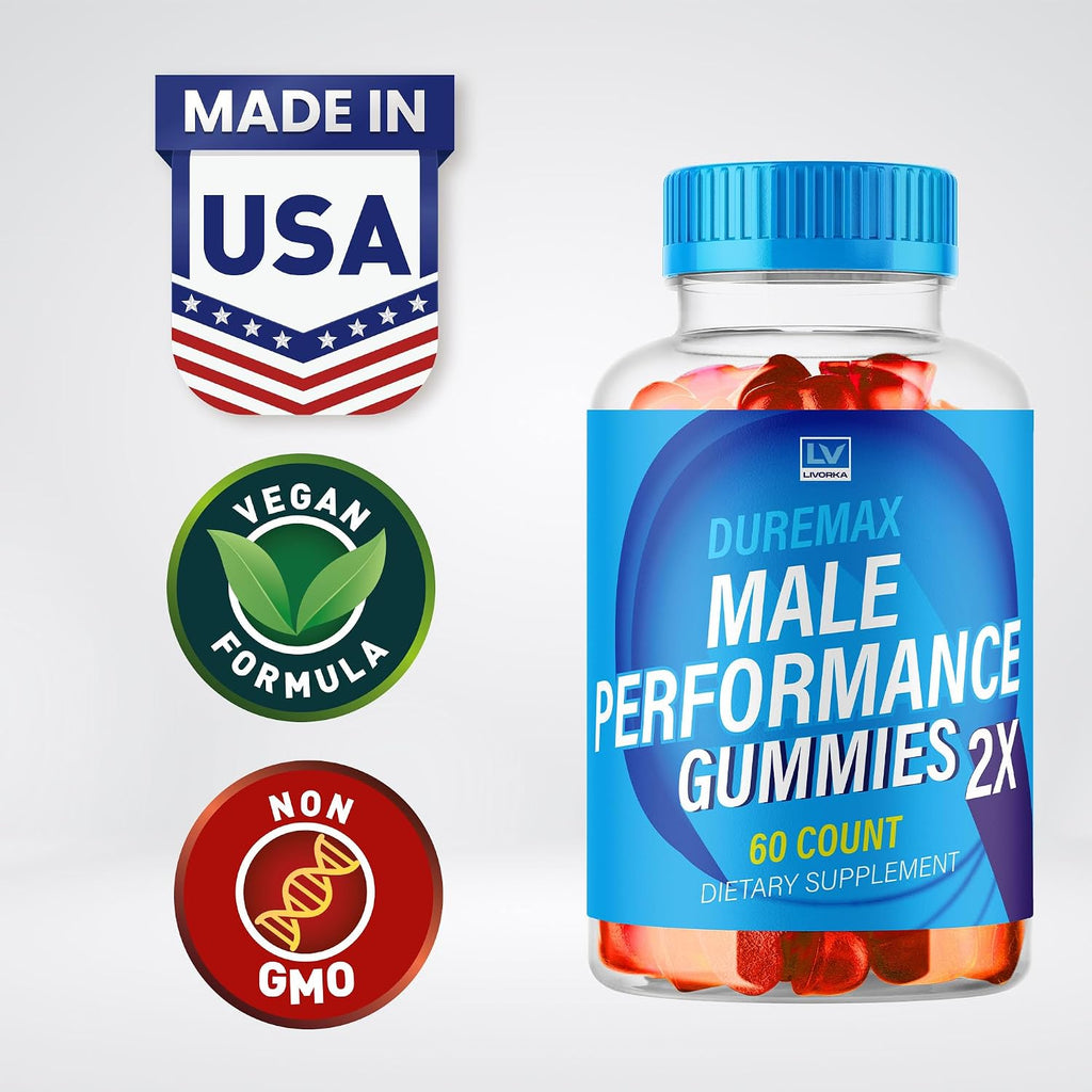Duremax Max Performance Gummies (5 Pack) - 300 Gomitas para Hombres