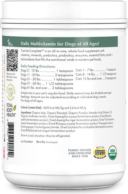 Canine Complete - Multivitamínico en polvo para perros - 454 g (1 libra) - Suplemento vitamínico diario para comida casera - – Image 3