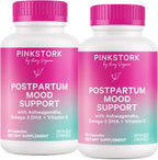 Pink Stork Apoyo Posparto - Suplemento para el Estado de Ánimo - 30 Días