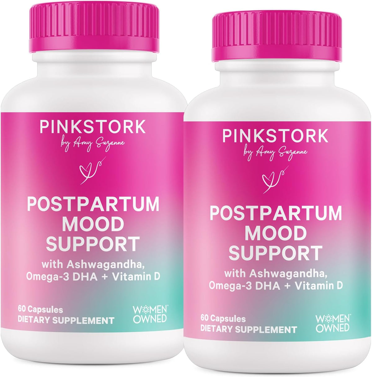 Pink Stork Apoyo Emocional Posparto, 120 – Ashwagandha orgánica: una hierba adaptógena que puede ayudar al cuerpo – Image 1