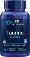 Life Extension Taurina, 1000 mg, 180 Cápsulas Vegetales