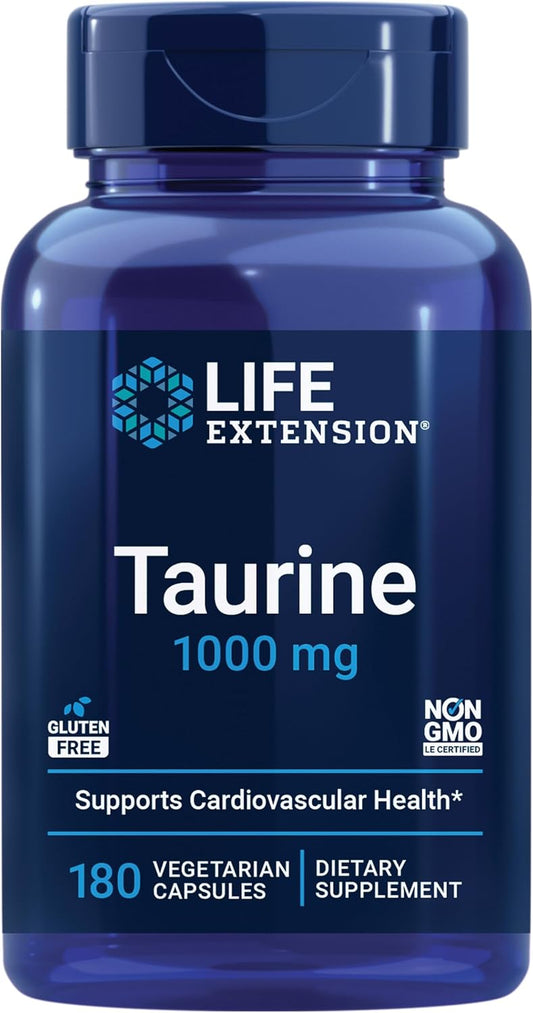 Life Extension Taurina, 1000 mg, 180 Cápsulas Vegetales