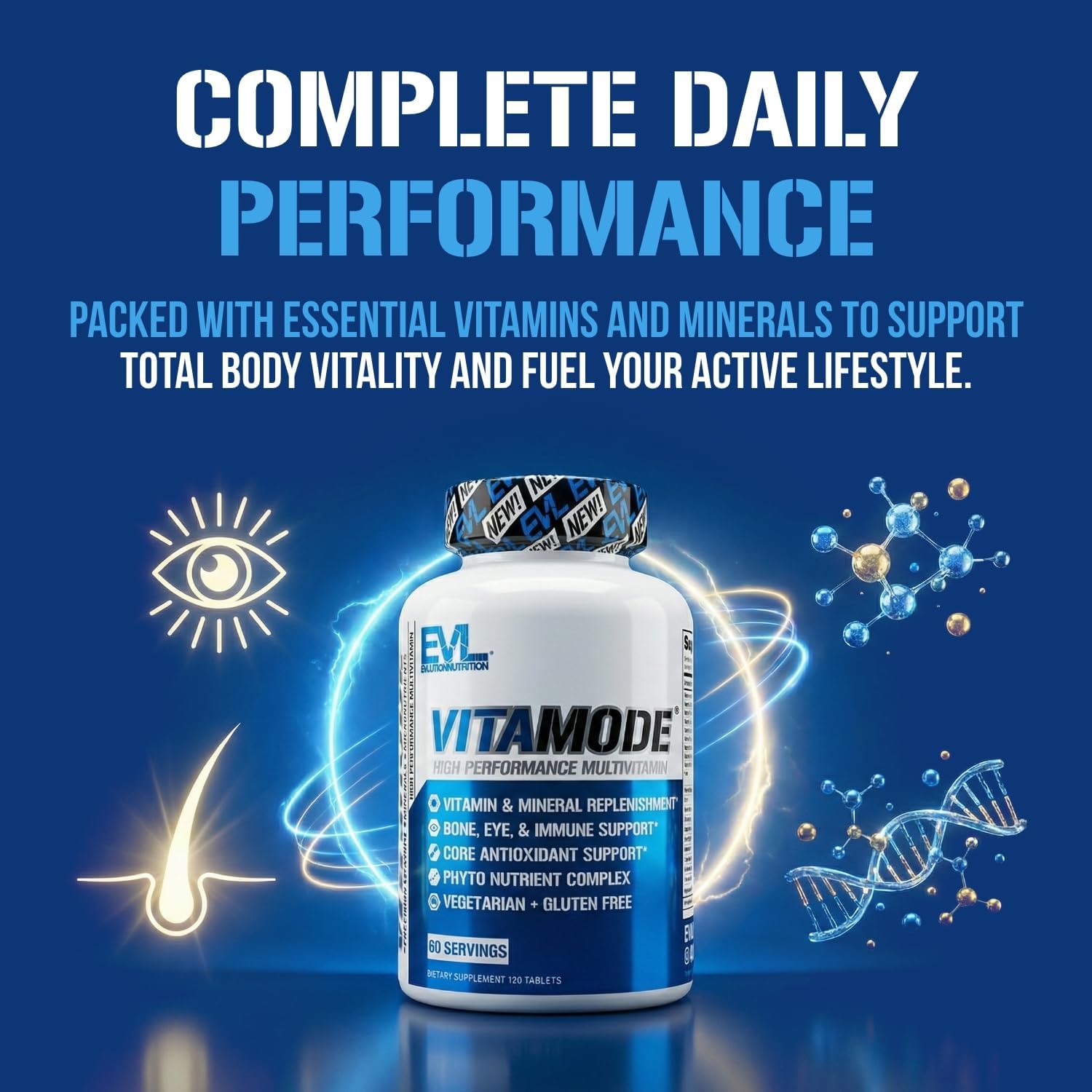 EVL Advanced Daily Multivitamin - Multivitamínico para Hombres