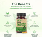 DEVA Mini Comprimidos Multivitamínico Vegano para Hombres y Mujeres (2 Paquetes, 90 Comprimidos cada uno) con Hierro, Vitamina C, E, Complejo B y Zinc