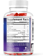 Nature's Nutrition Gominolas para Memoria y Concentración - Suplemento Cerebral 3X con Vitamina B6, B12 y Fosfatidilserina - 60 Gominolas