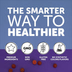 SmartyPants Toddler Multivitamin - Gominolas con Omega-3 y Vitaminas para Niños 2-3 Años