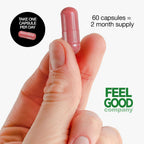 FeelGood Superfoods Cápsulas de Apoyo Inmunológico 1000 mg, 25 Frutas y Verduras Orgánicas, 60 uds.