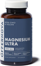 Offernova Magnesium Ultra - Complejo de Magnesio 500mg con Citrato y Óxido