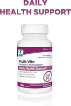 Quality Choice Multi-Vite Mujeres – Multivitamínico para Mujeres Menores de 50 Años (3 Paquetes de 120 Comprimidos)