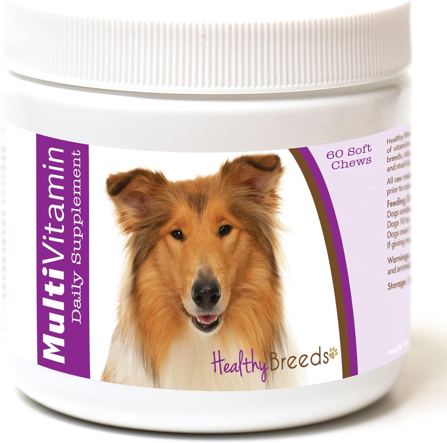 Healthy Breeds Collie Multi-Vitamin Soft Chews, 60 unidades