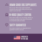 Whole Life Pet Healthy Skin Daily Supplement - Probióticos y Omega 3 para Perros, Apoyo Digestivo y Piel - 90 Dosis