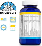 Nature's Life Soft Gelatin Multiple - Complete Multivitamin and Mineral with Iron - 180 Softgels