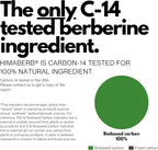 Berberina HCl 97% Pura 500mg - HIMABERB™ - 21 Cápsulas (Trial Pack)