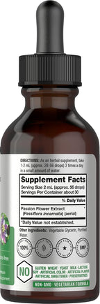 Horbäach Tintura de Pasiflora | 59 ml | Extracto Líquido Sin Alcohol