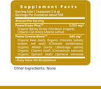 Premier Organic Greens - Polvo Super Greens Ecológico, 283 g