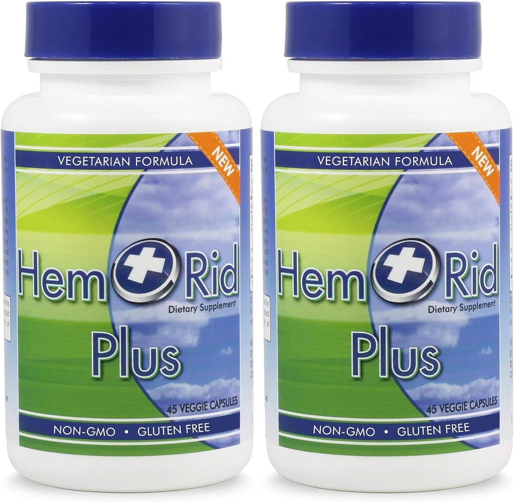 HemRid Plus Advanced Herbal Formula - 45 Vegan Capsules