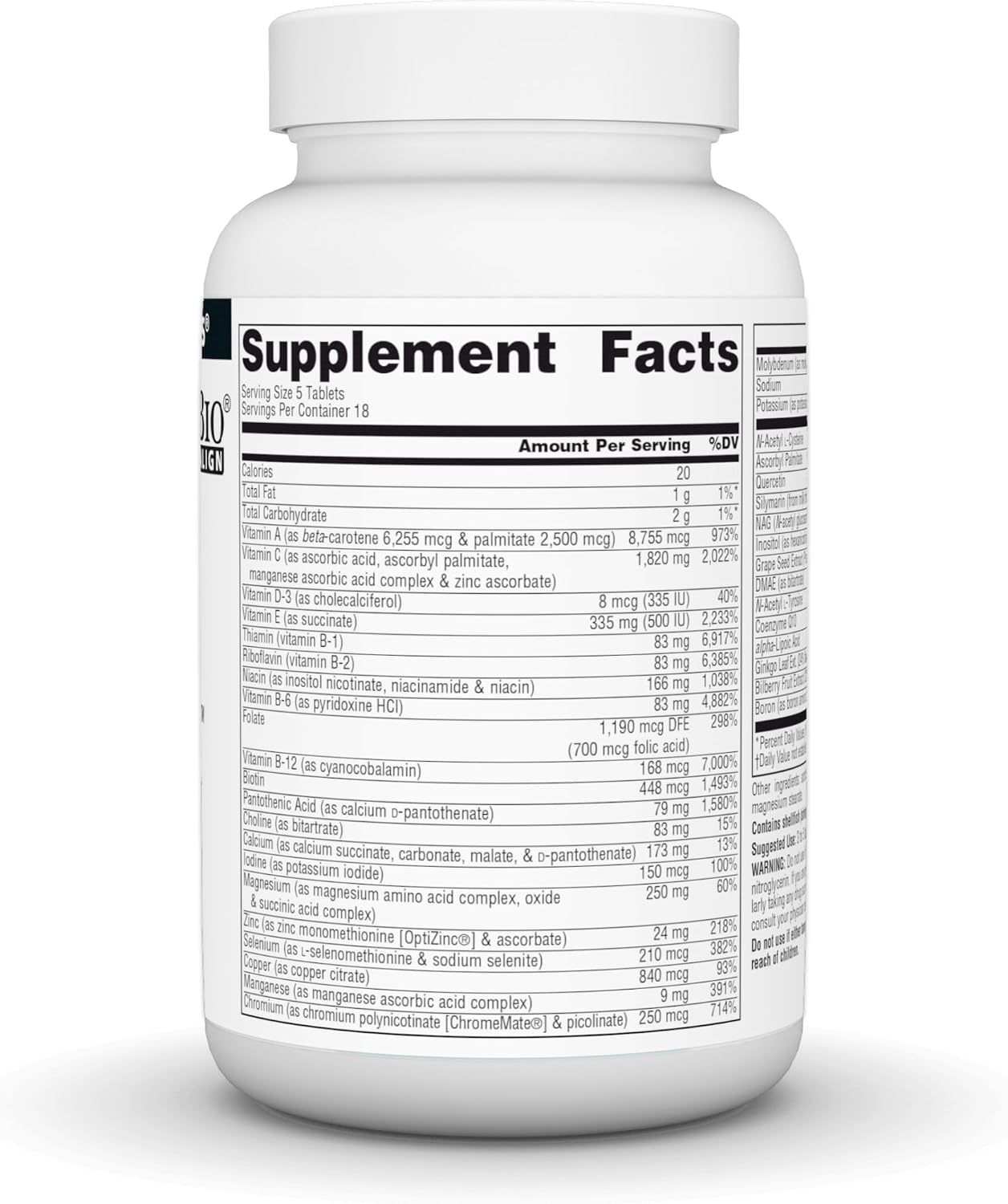 Source Naturals Elan Vital Multiple - Multivitamínico Completo, 90 Comprimidos