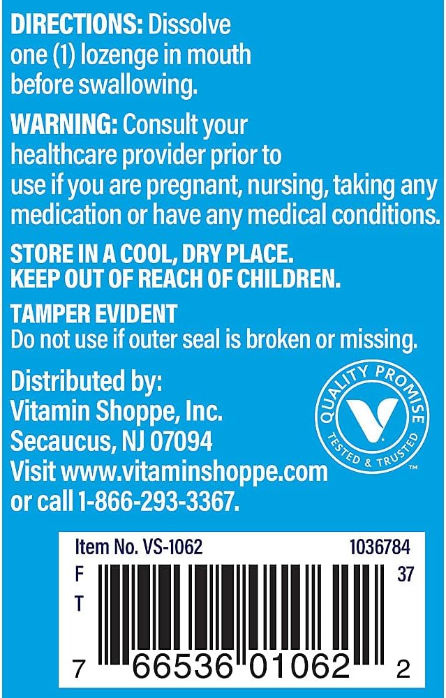 Vitamina B12 1000 mcg – 100 Tabletas Sublinguales