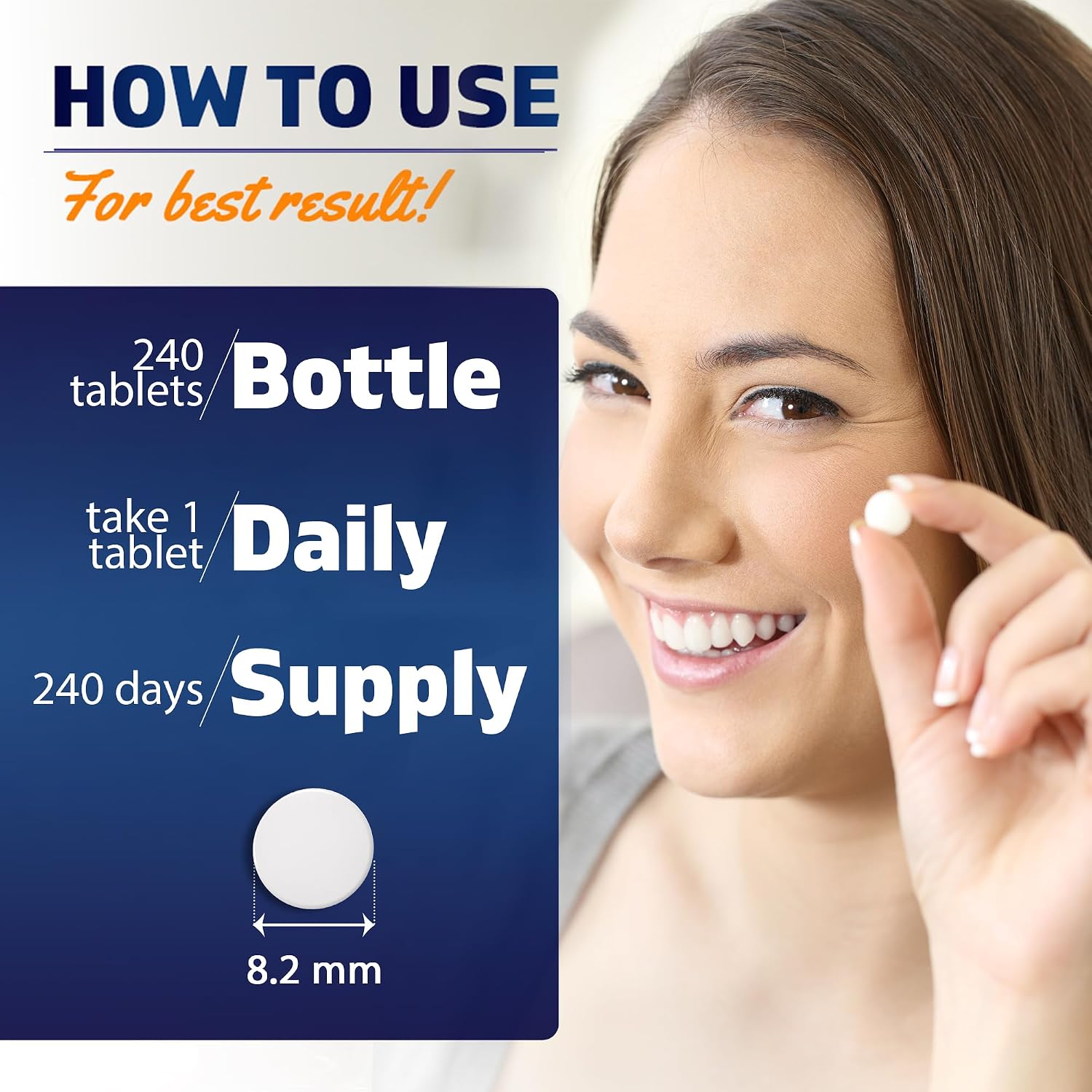 Vitamatic Boro Quelado (como Glicinato) 10 mg, 240 Comprimidos