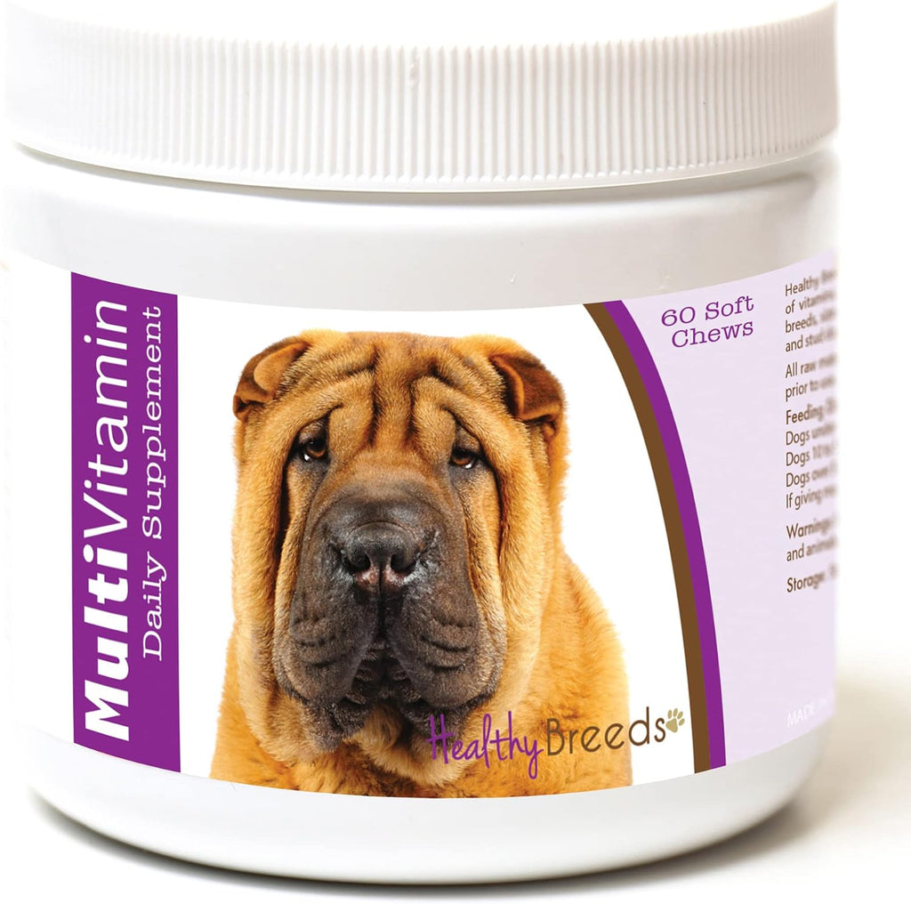 Healthy Breeds Multivitamínico Chinese Shar Pei - Masticables Blandos 60 uds