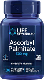 Life Extension Ascorbyl Palmitate 500 mg – 100 Capsules