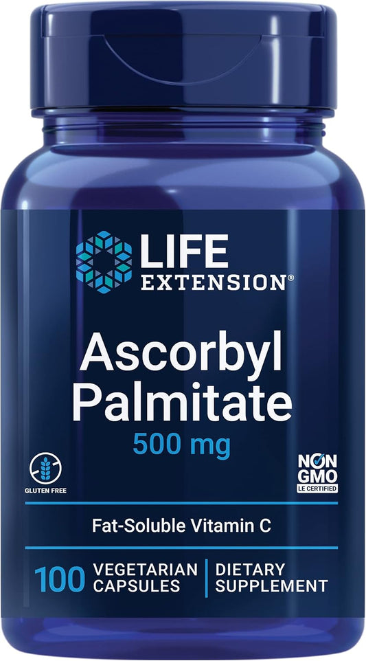 Life Extension Ascorbyl Palmitate 500 mg – 100 Capsules
