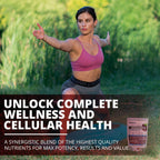 ChocoBerry Blast Superfood Powder – Mezcla Adaptógena de Superbayas con Remolacha, Champiñones y Polifenoles – Apoyo para la Recuperación, Energía y Salud Intestinal – Chocolate (480g)