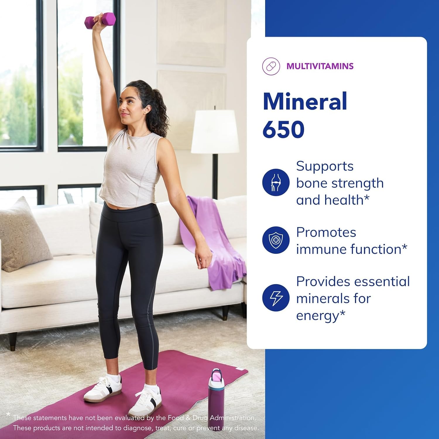 Pure Encapsulations Mineral 650 - Complejo Mineral Quelado Hipoalergénico, 180 Cápsulas
