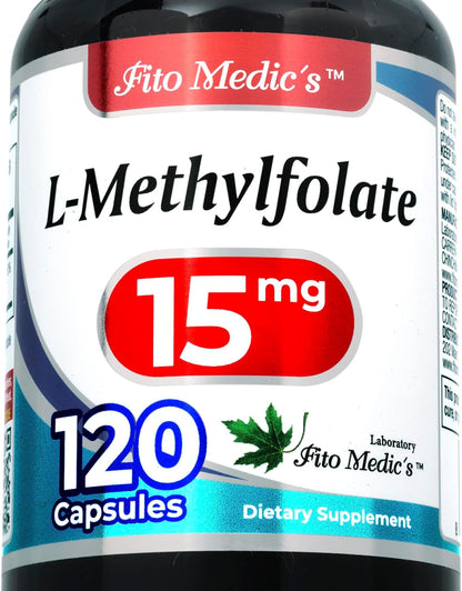 FITO MEDIC'S Lab Methylfolate Supplement, – El folato contribuye al crecimiento de los tejidos maternos durante el – Image 1