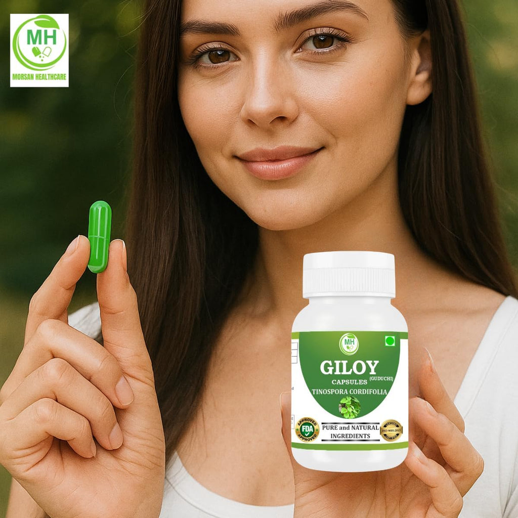 Morsan's Giloy (Tinospora Cordifolia) Cápsulas - 60 cápsulas de 500 mg