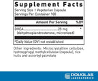 Douglas Laboratories DHEA 25 mg, 100 Cápsulas Vegetarianas