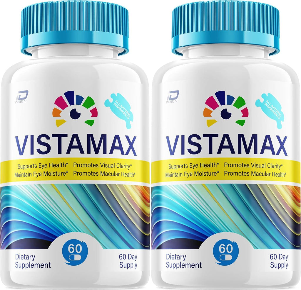 Vista Max Plus Eye Support – Cápsulas para la salud visual (2 Envases, 120 Cápsulas)