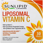 SunLipid Liposomal Vitamin C with MCT Oil, 30 Packets, 0.17 fl oz (5 ml) Each