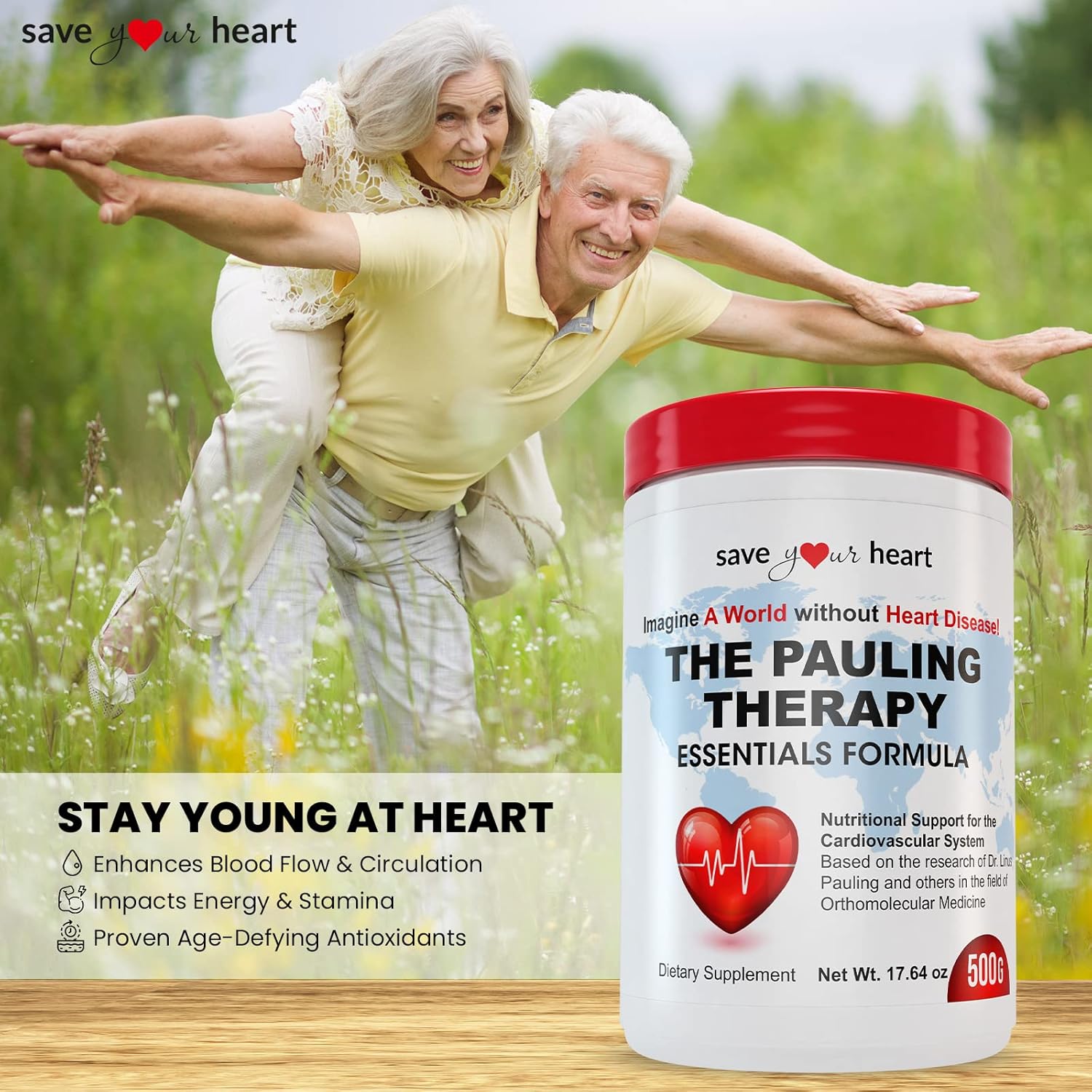 Pauling Therapy Essentials Formula (PTEF) - Suplemento en polvo para la salud cardíaca