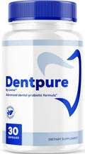 Dentpure Probiotics - Probiótico Natural para Encías y Dientes, 30 Cápsulas