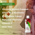 Youngevity Oxybody Cherry Berry - Bebida de Aloe Vera con Minerales, Vitaminas y Botánicos (Pack de 4 Botellas de 946 ml)