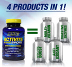 MHP Activite Sport – Multivitamínico Deportivo con 25 Vitaminas y Minerales, 120 Comprimidos
