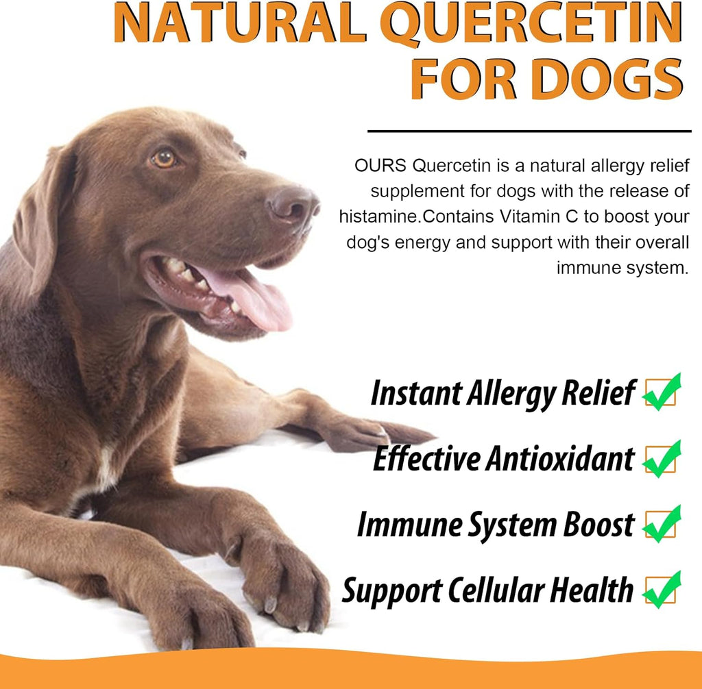 Quercetin para Perros en Gotas Líquidas, 60 ml (2 unidades)