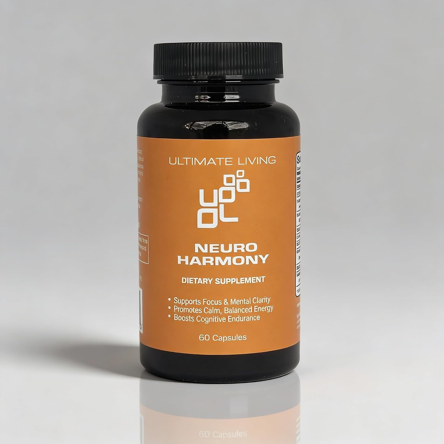 Neuro Harmony - Enfoque, Concentración y Apoyo al Estado de Ánimo - No-GMO, Vegano, Sin Gluten - 60 Cápsulas