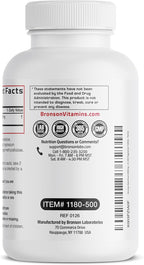 Bronson Raíz de Remolacha Extra Strength - 500 Comprimidos Vegetarianos