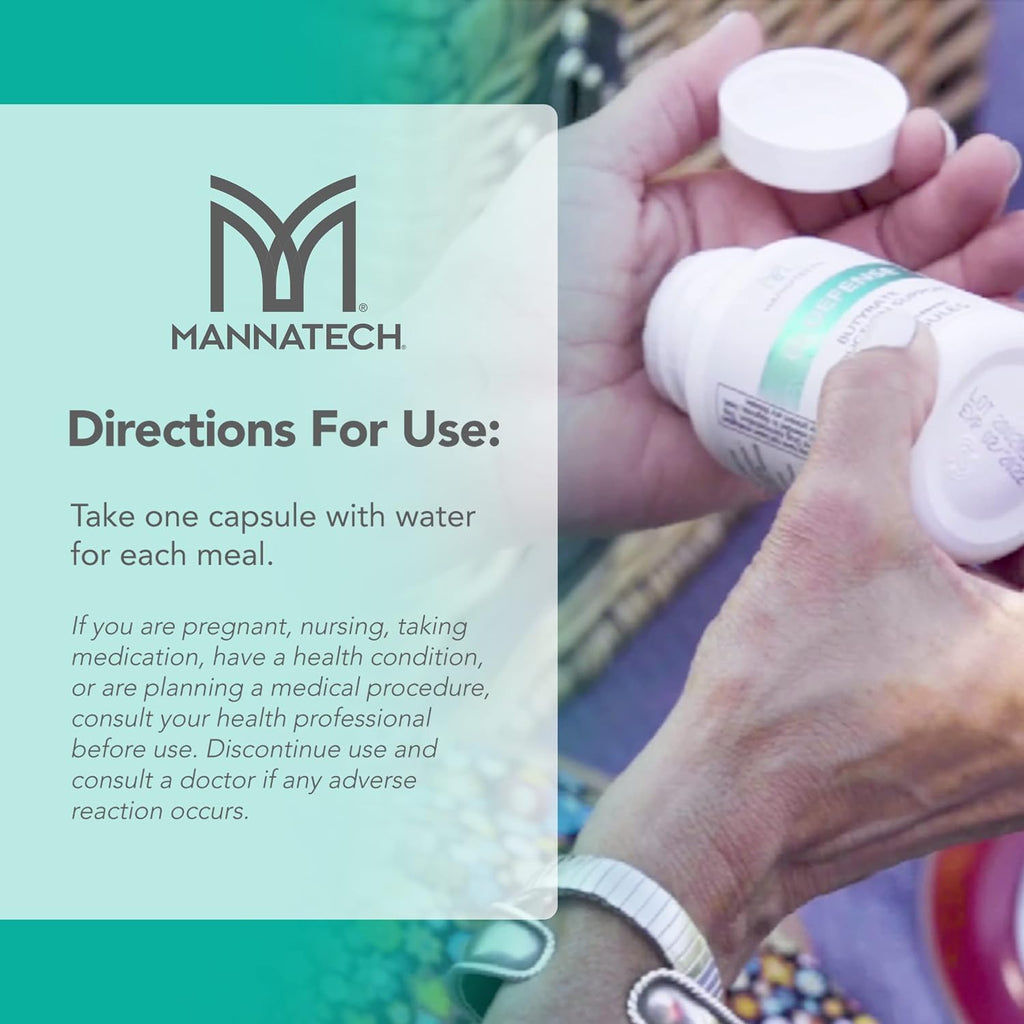 Mannatech GI-Defense Butyrate Supplement - 60 Cápsulas