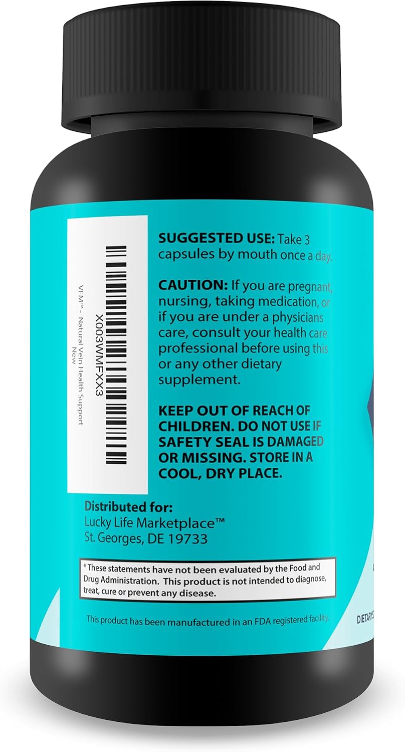 VFM Vein Formula Max 2000 - Suplemento para la Salud Venosa y Circulación