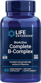 Life Extension BioActive Complete B-Complex, 60 Vegetarian Capsules