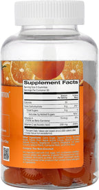 California Gold Nutrition Gomitas de Vitamina C con Vitamina A a partir de 100% Betacaroteno, 90 gomitas vegetarianas