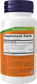 NOW Foods, Horse Chestnut Extract 300 mg with Rutin, Circulatory Support, 90 Vegan Capsules