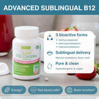 Igennus Sublingual Vitamin B12 Complex 1000mcg – Complejo de Vitamina B12 Bioactivo